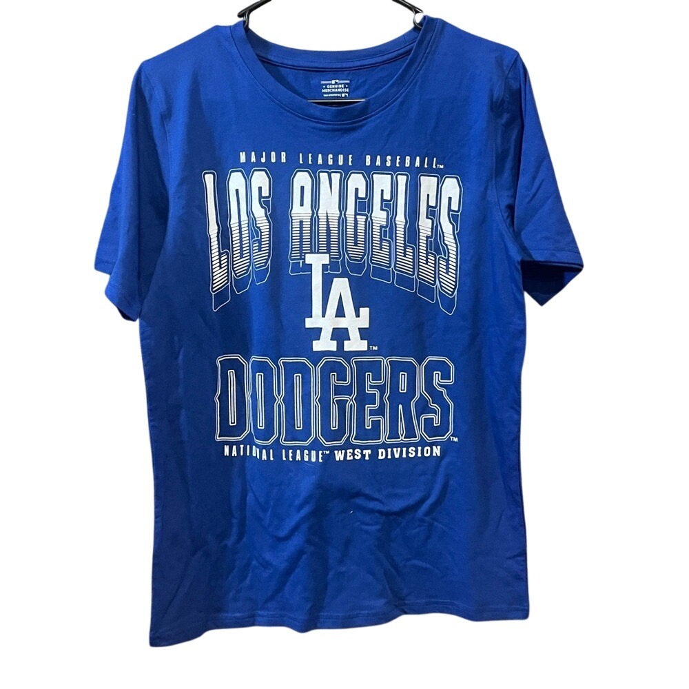 MLB Los Angeles Dodgers Boys XL 16/18 Blue Graphic T-Shirtโ NWT LA Baseball Tee